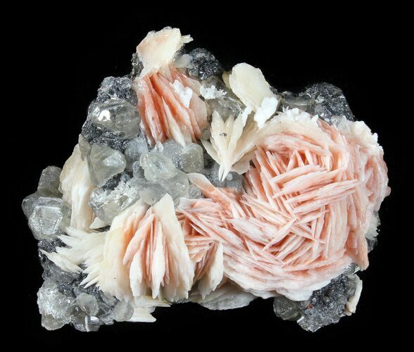 Cerussite, Barite, Galena - Wholesale Flat (About pieces) #50969